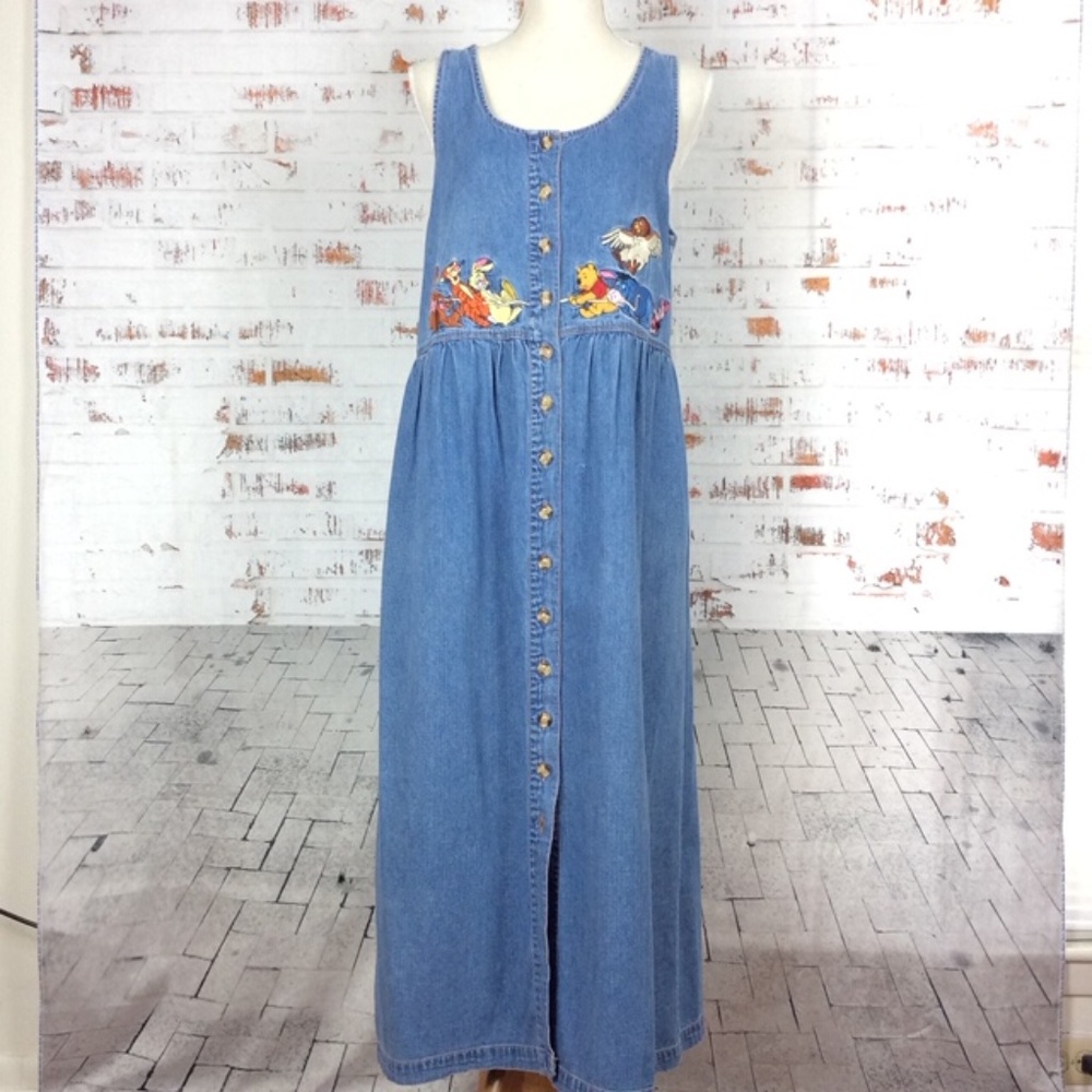 EUC Vintage Disney Poo Dress Jumper L/XL